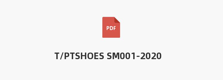 T/PTSHOES SM001-2020